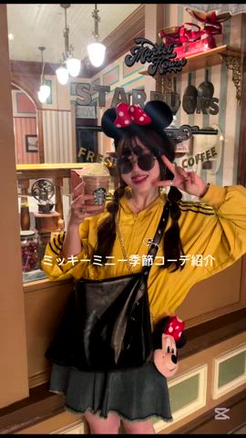 「アイテム（ボストンバッグ）」を使った、senaさん（レディース・158cm）の冬コーディネート