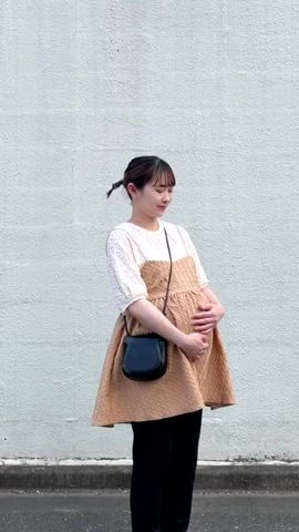 「アイテム（マタニティウェア/グッズ）」を使った、ちょこびさん（レディース・154cm）の夏コーディネート