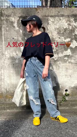 「アイテム（リング）」を使った、 Rey さん（キッズ・141cm）の夏コーディネート