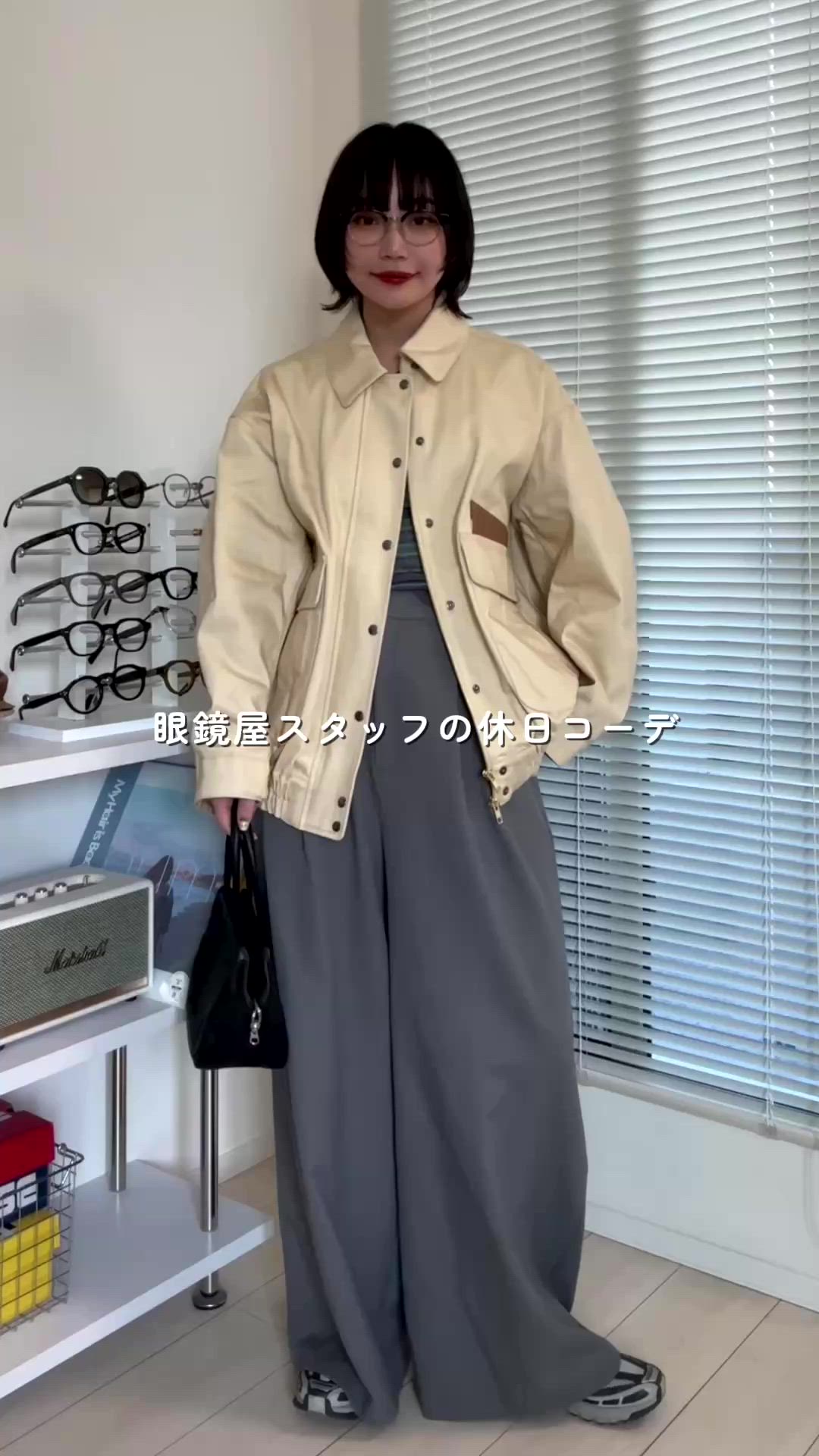 6(ROKU)＞コットン ビッグ ブルゾンを使った人気ファッション