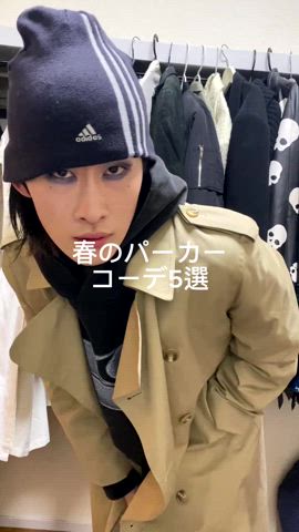 MA-1を使った「トレンチコート」のメンズ人気ファッション