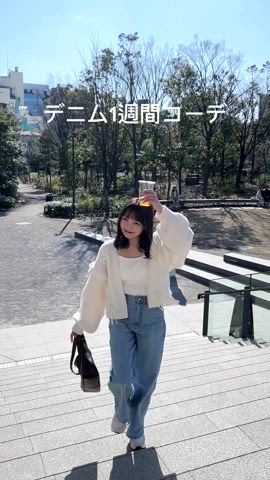 「アイテム（カバーオール）」を使った、みさねさん（レディース・158cm）の秋コーディネート